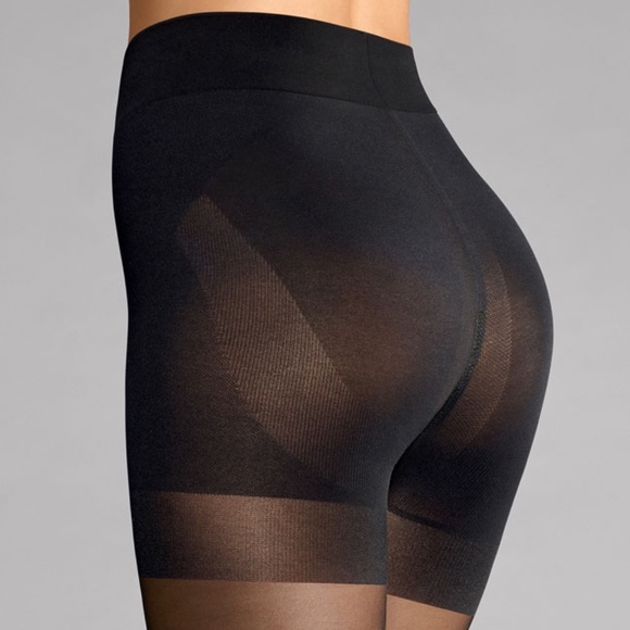 Wolford Pure 30 Complete Support Tights in Black - Picture 4 of 5